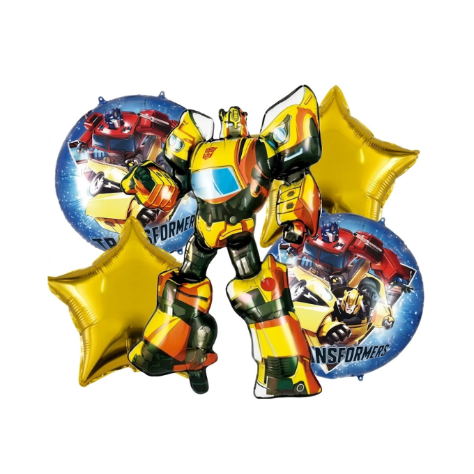 Set x 5 Globos Transformers