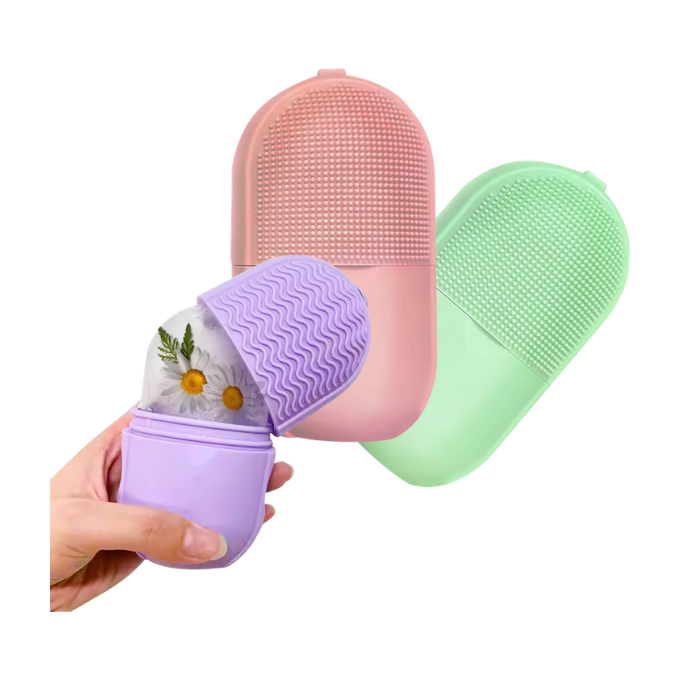 Masajeador/Limpiador Facial Silicona Hielo