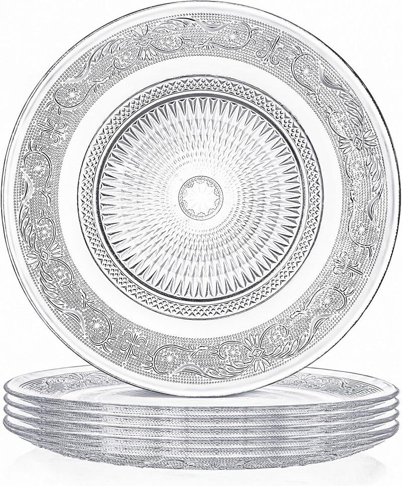 Plato Vidrio Labrado