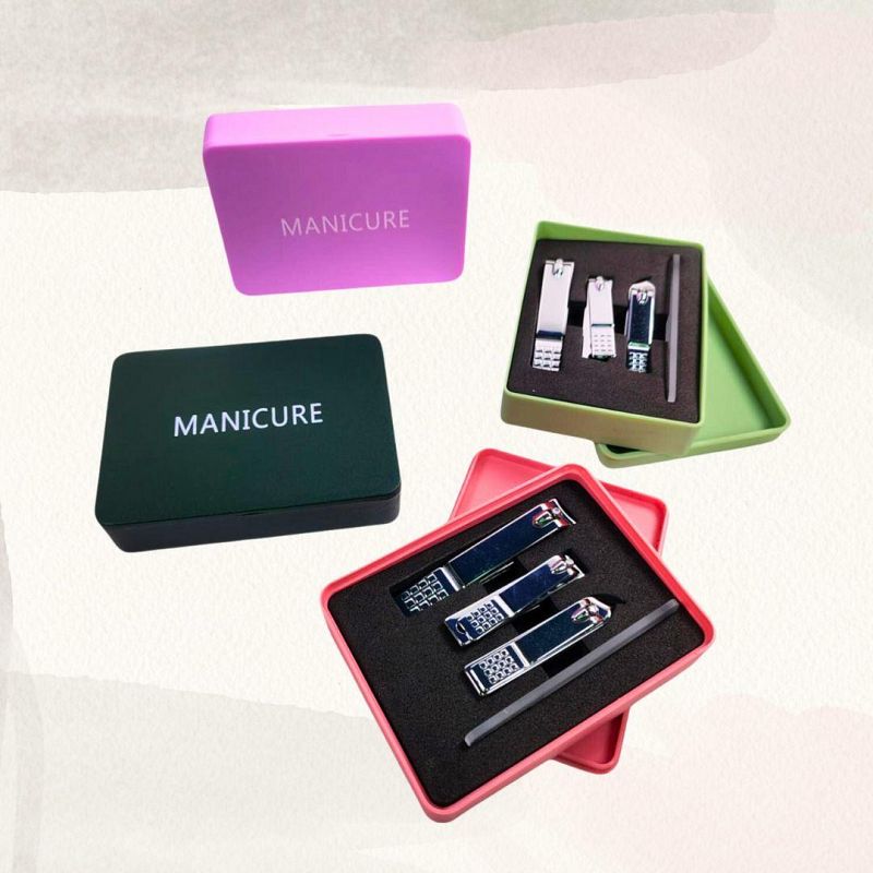 Set x 4 Manicura Lima De Vidrio