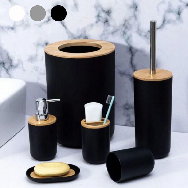 Set x 6 Accesorios Para Baño Redondo