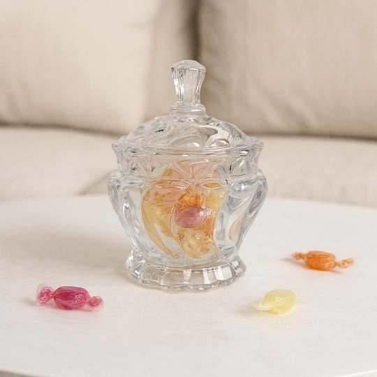 Caramelera Vidrio Con Tapa
