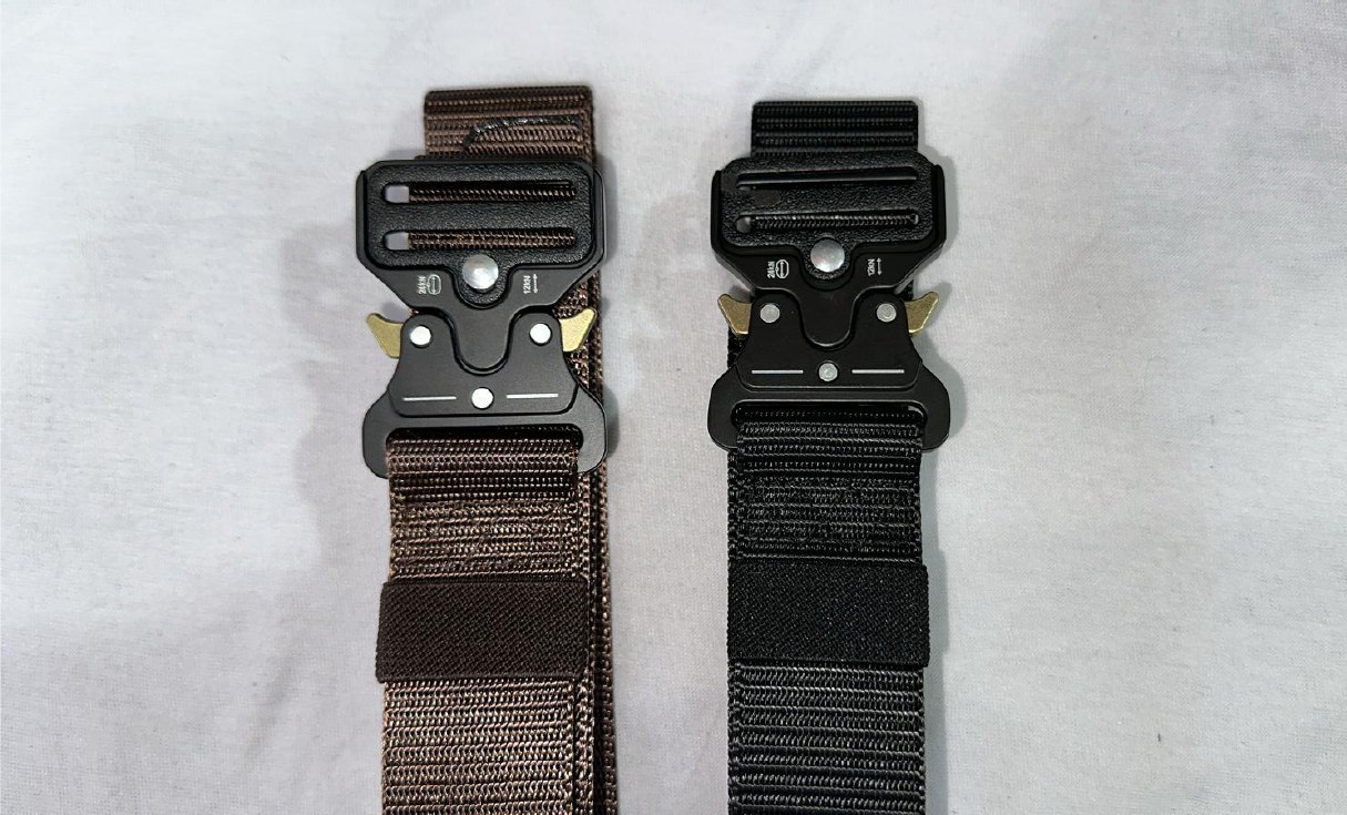 GM-CIN016 Cinto de hombre tela (metal)