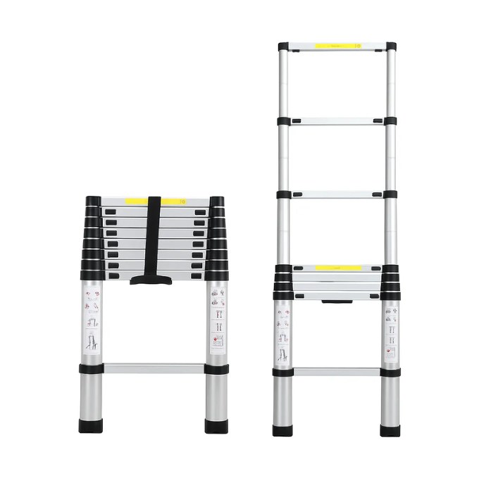 Escalera Telescopica Plegable Extensible Aluminio Mediano AB-S320