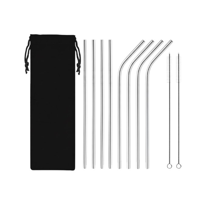 Set De 8 Bombillas + 2 Cepillos De Limpieza BZS11