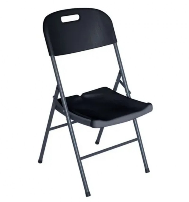Silla Plegable Negra SPLE01