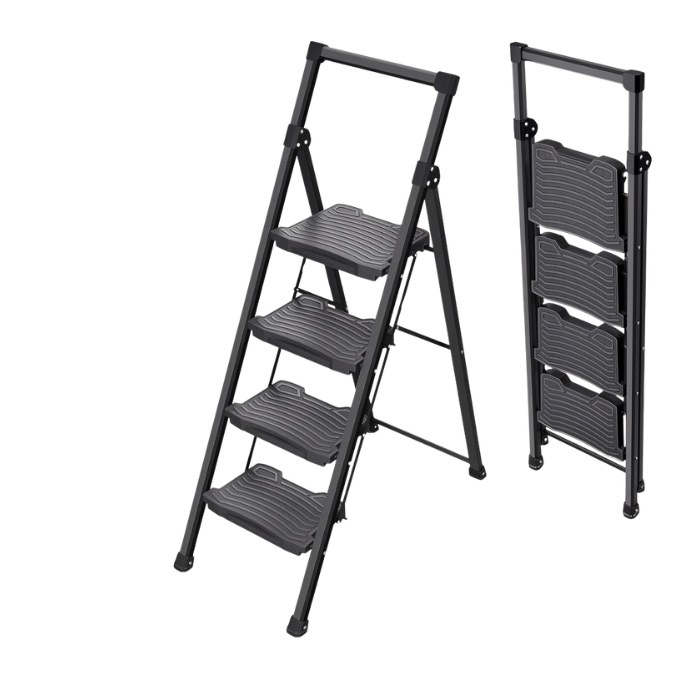 Escalera Plegable 4 Escalones SXMS-004