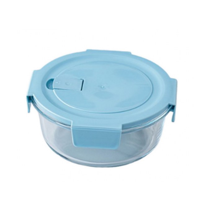 Contenedor Vidrio Chico Hermetico Redondo Con Tapa ZH-620R
