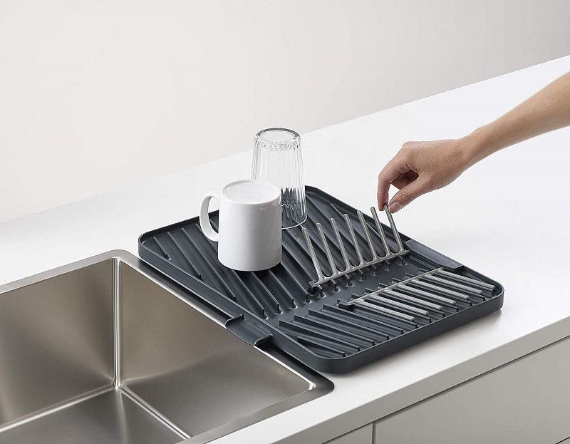 Secaplatos Escurridor Plegable Plastico Drenaje