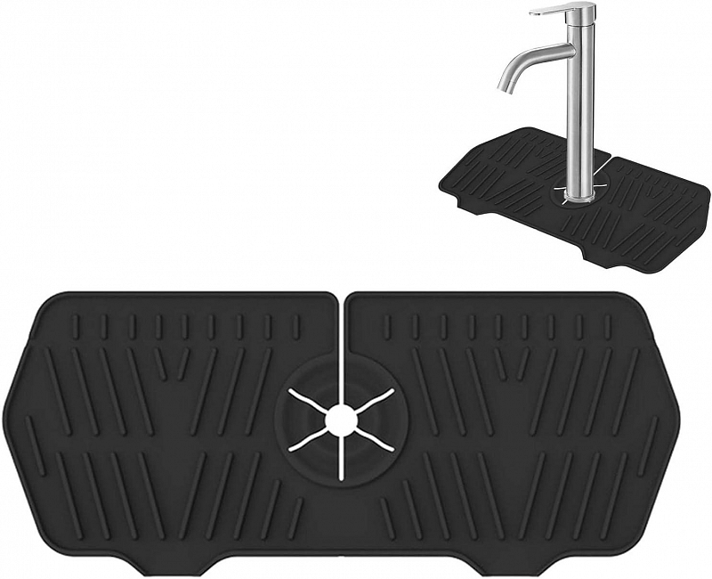Escurridor Silicona Drenaje Canilla Monocomando Cocina Baño
