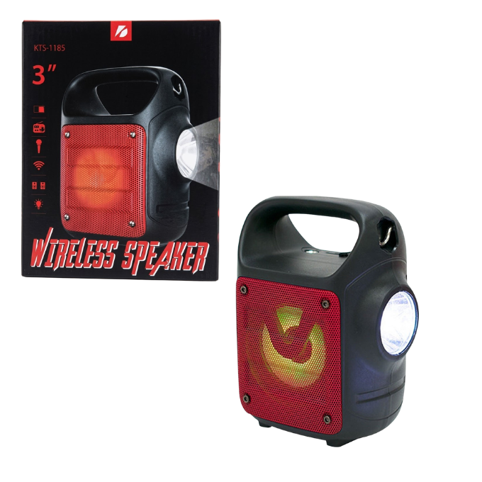 Parlante Inalámbrico 3´ Bluetooth Usb Con Linterna