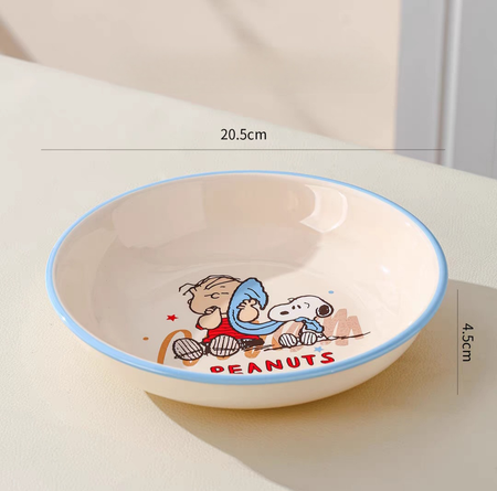 AA1713 PLATO CERAMICA 8" PERRITO AZUL