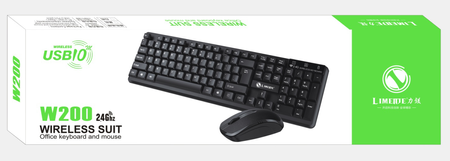 MT08946 COMBO TECLADO CON MOUSE WIRLESS 2007505089460