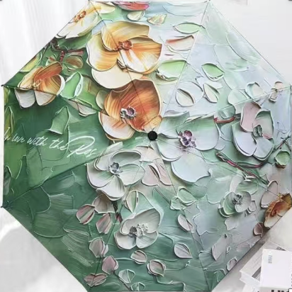 MT09793 PARAGUAS FLORES PINTURA 3D 2007505097939
