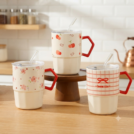 TAZA DISEÑO GIRL CON SORBETE AZ-B70008
