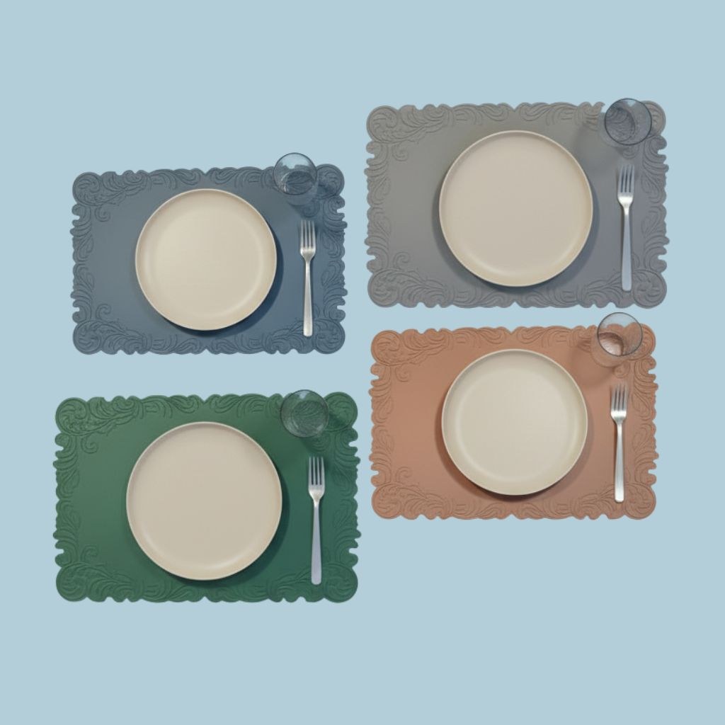 6 PIEZAS INDIVIDUAL CUERO /822819