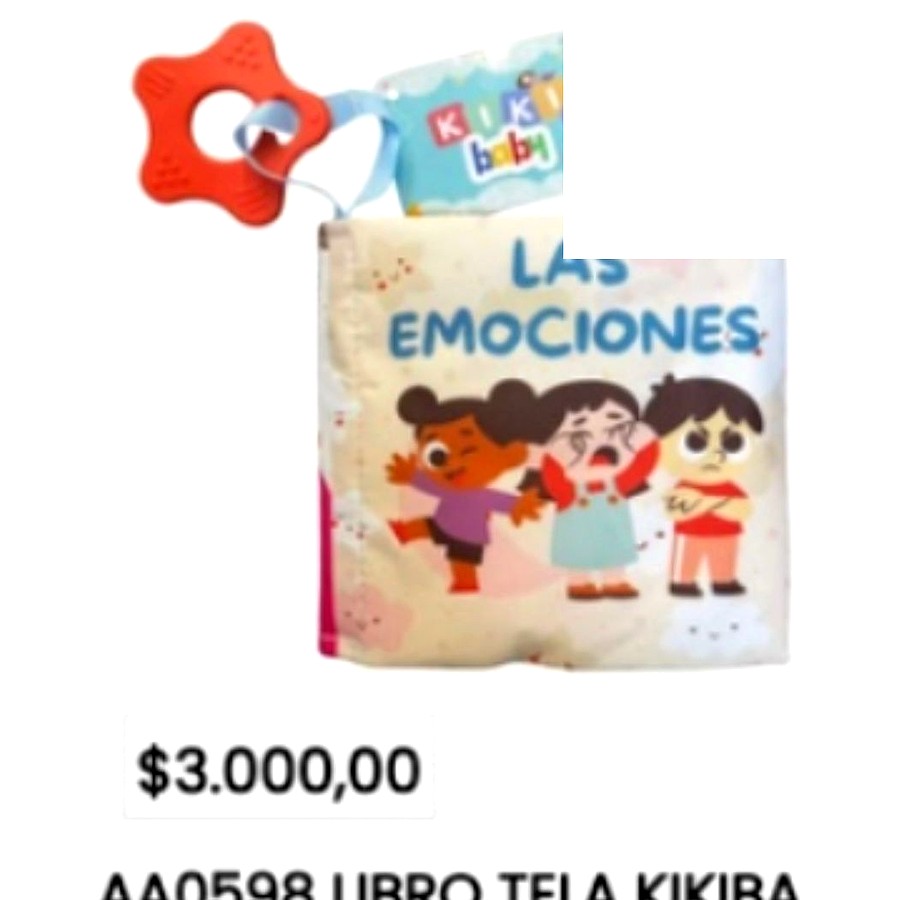 AA0598 LIBRO TELA KIKIBABY LAS EMOCIONES