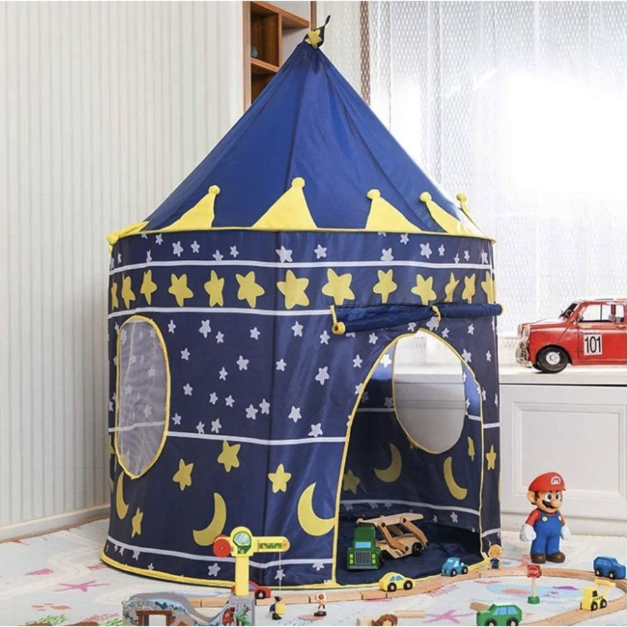 MT08775 CARPA CASTILLO (AZUL) - CASITA DE JUEGOS PLEGABLE 2
