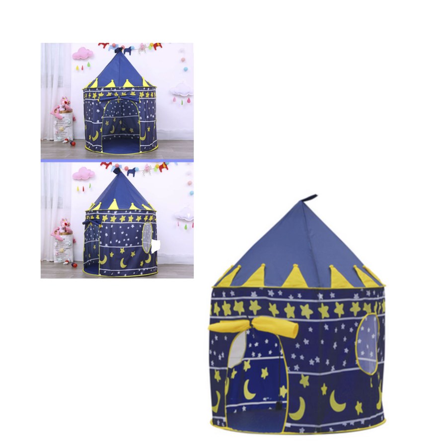 MT08775 CARPA CASTILLO (AZUL) - CASITA DE JUEGOS PLEGABLE 3