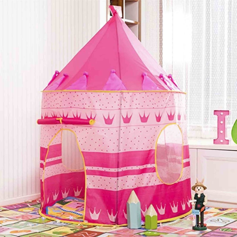 MT08776 CARPA CASTILLO DE PRINCESA (ROSA) - CASITA DE JUEGOS PLEGABLE 4