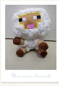 OVEJA DE MINECRAFT 20CM