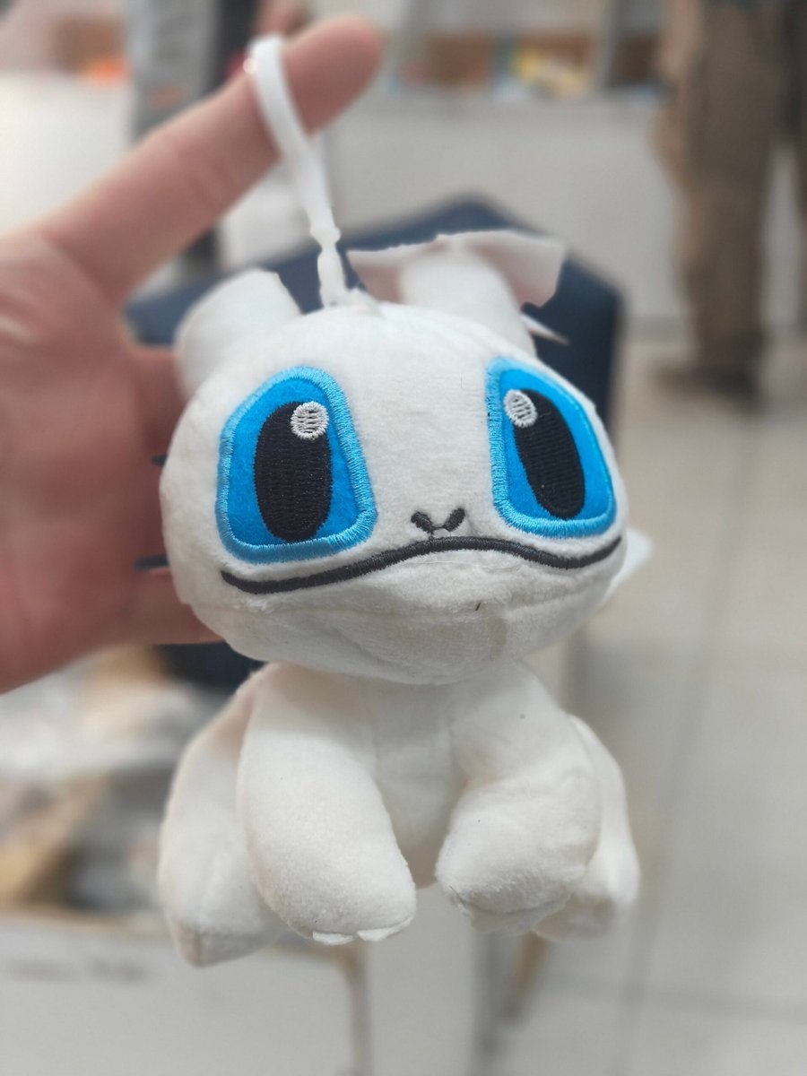 Llavero chimuelo blanco 13cm