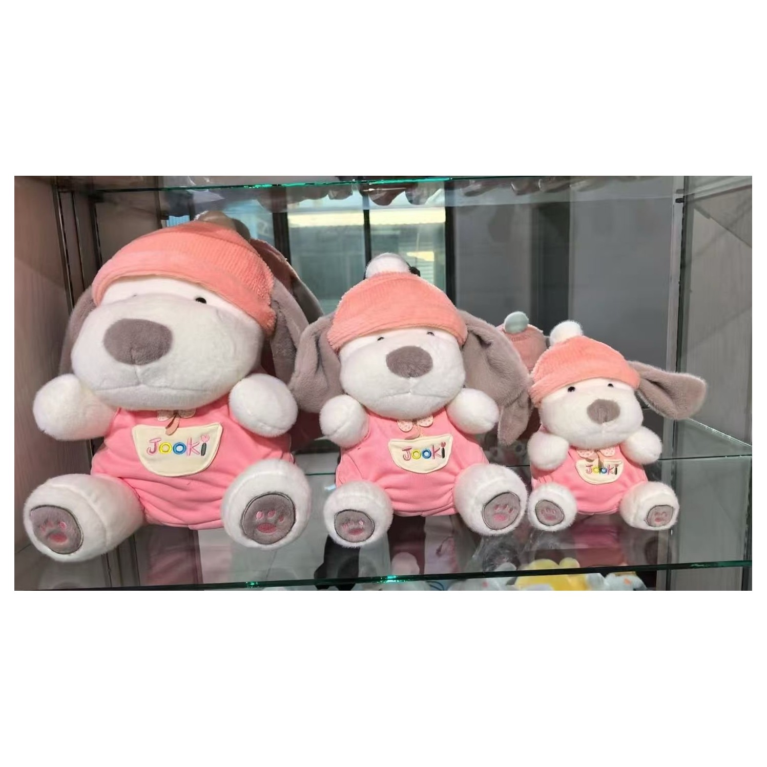 Snoopy con gorro (rosa)43cm