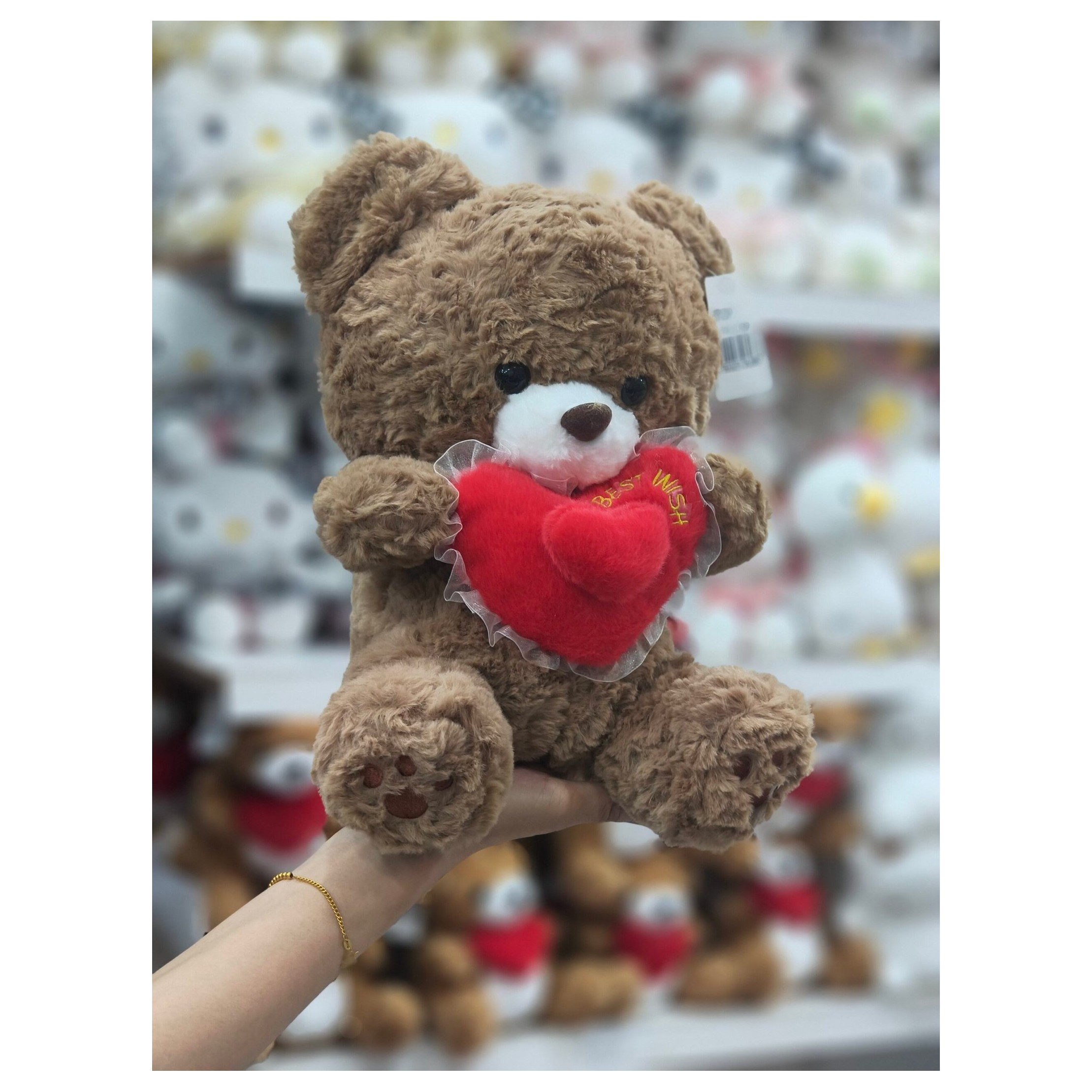 Oso con corazón 30cm