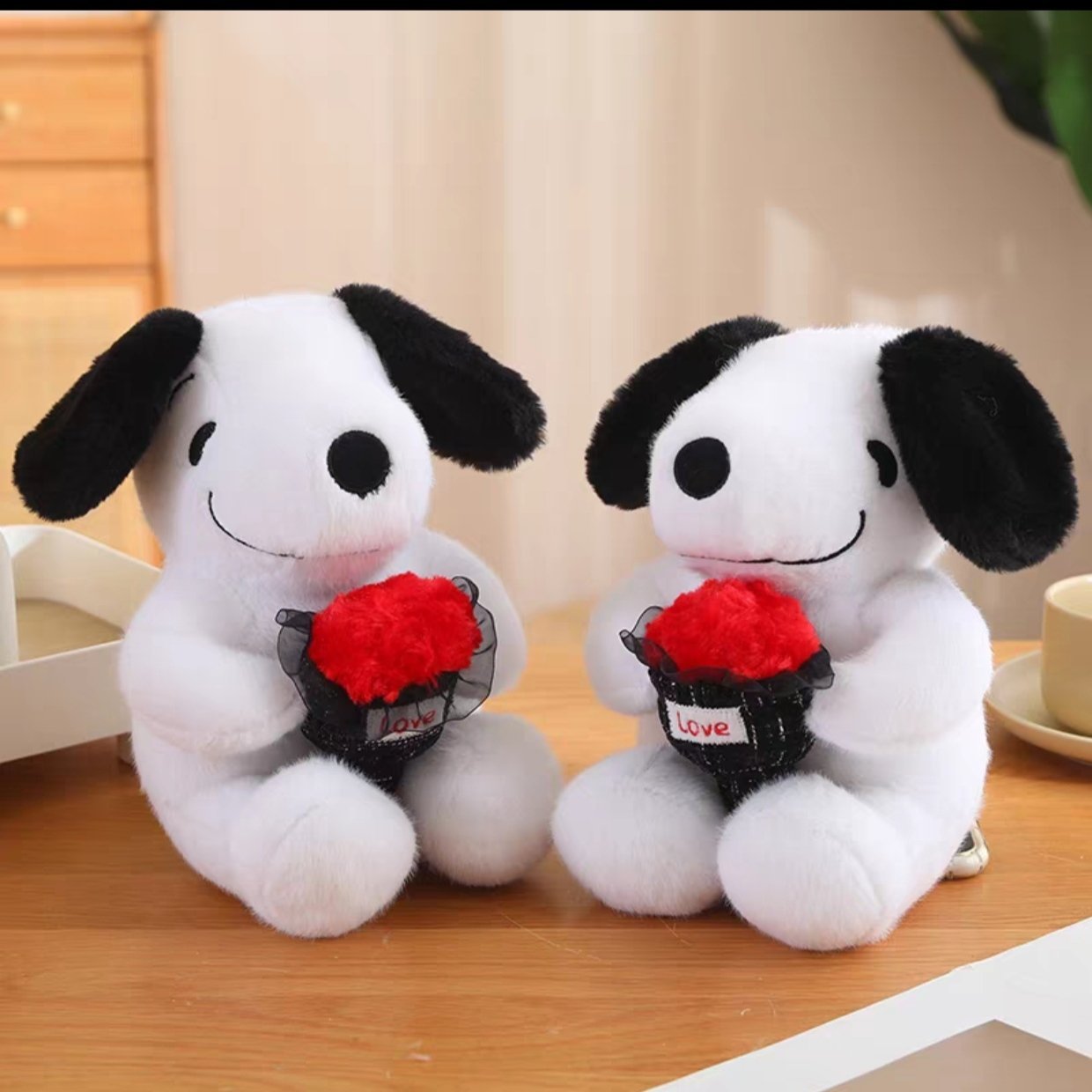 Snoopy con flor