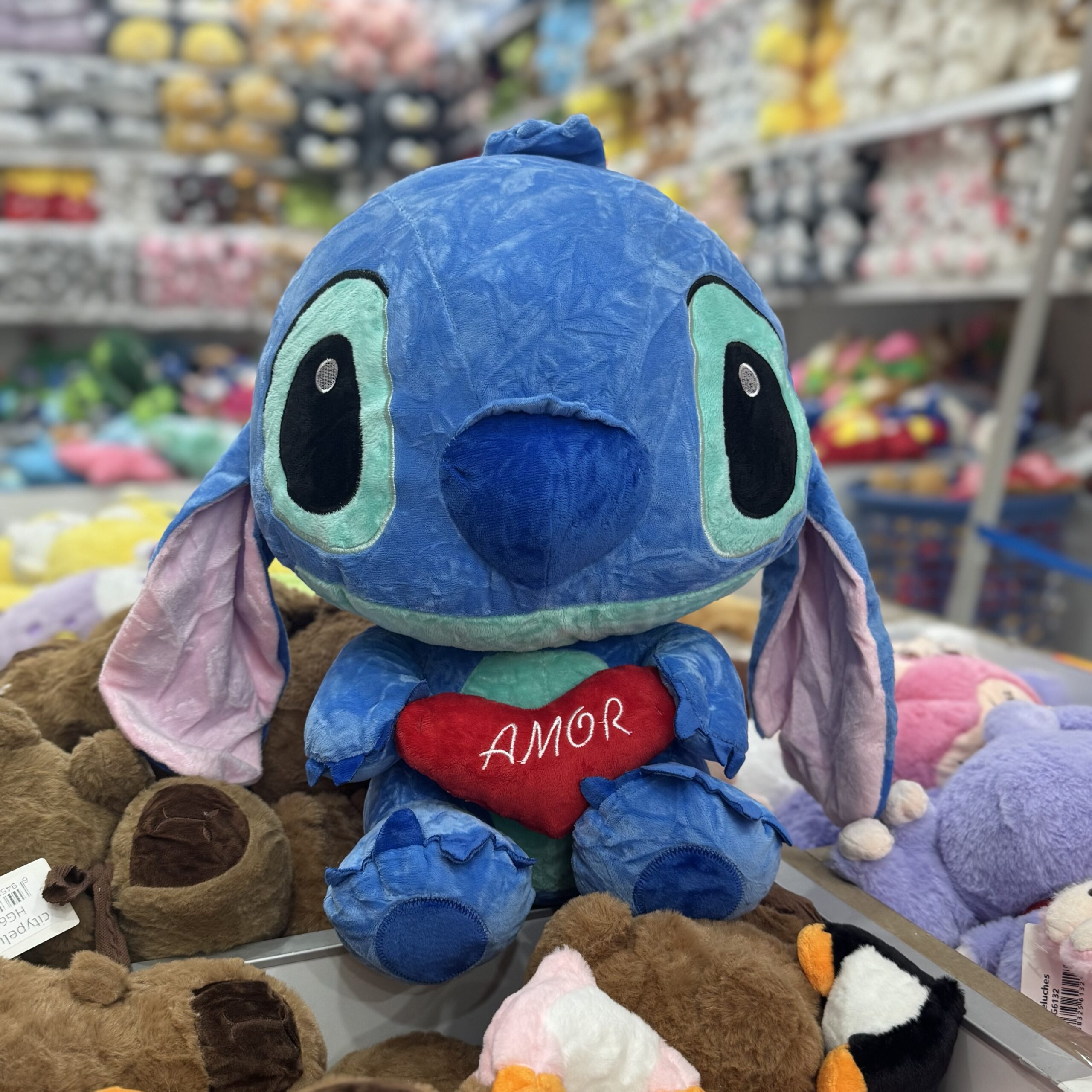 stitch c/corazón 45cm