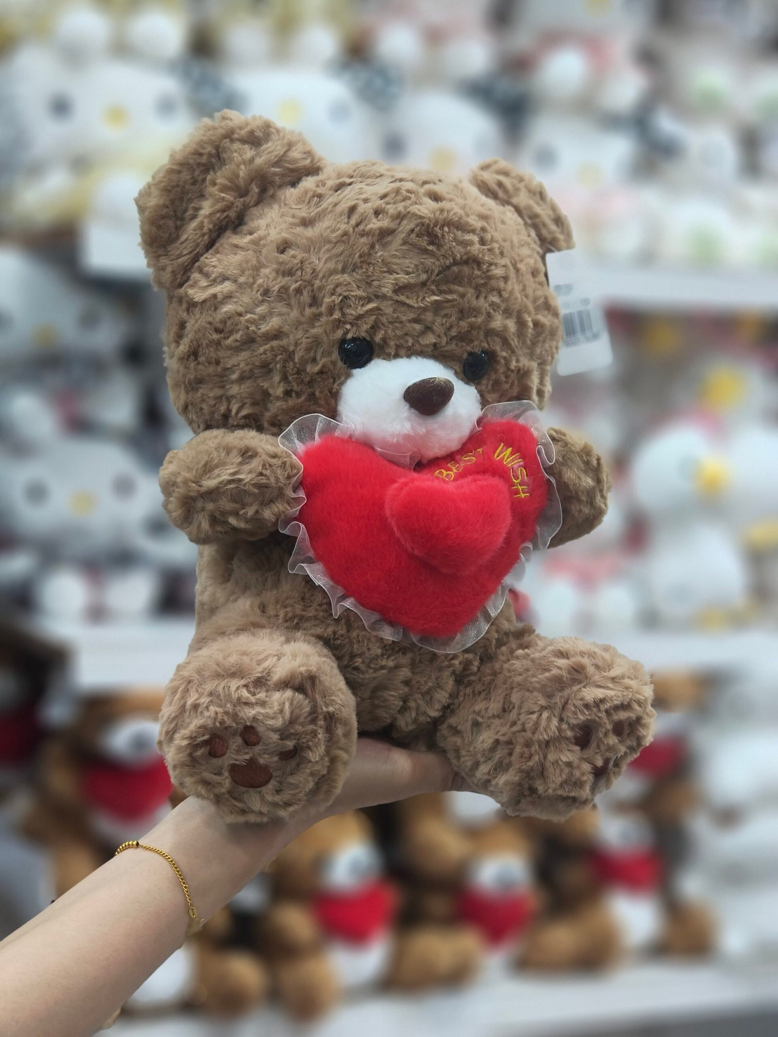 Oso con corazón 30cm