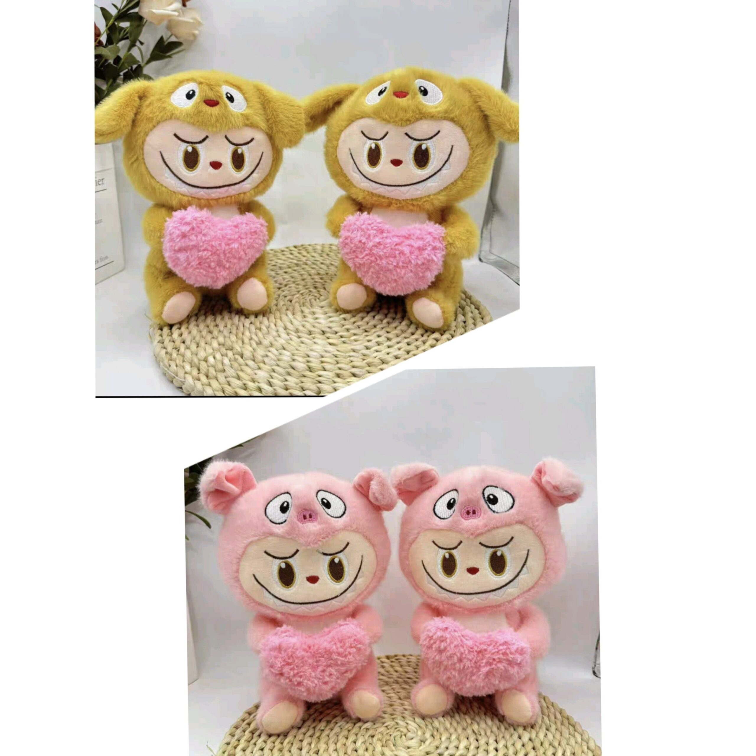 Labubu c/corazón 20cm