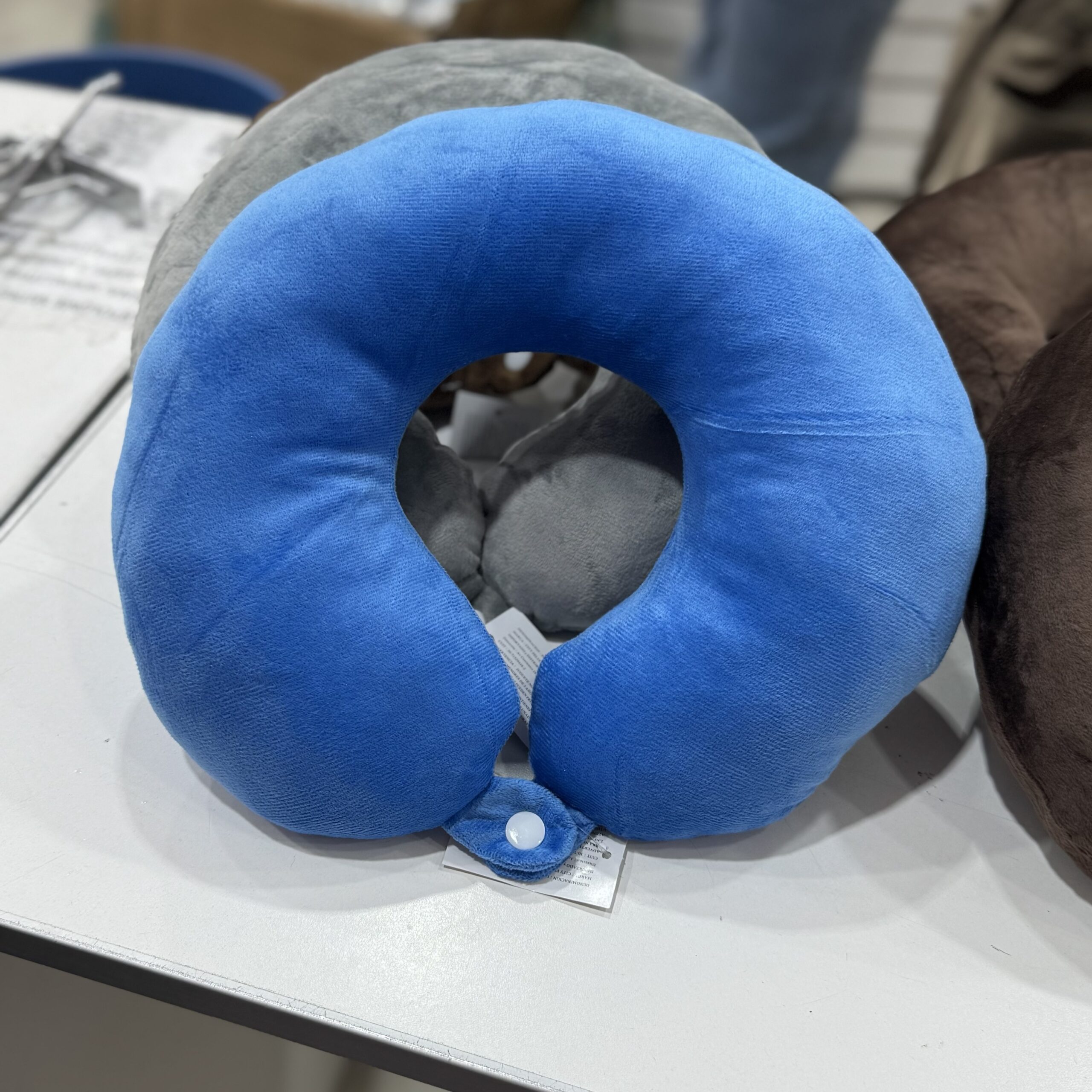 Almohada cuello comun(azul)