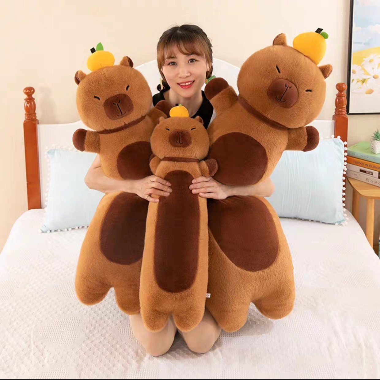 Almohada capybara 50cm