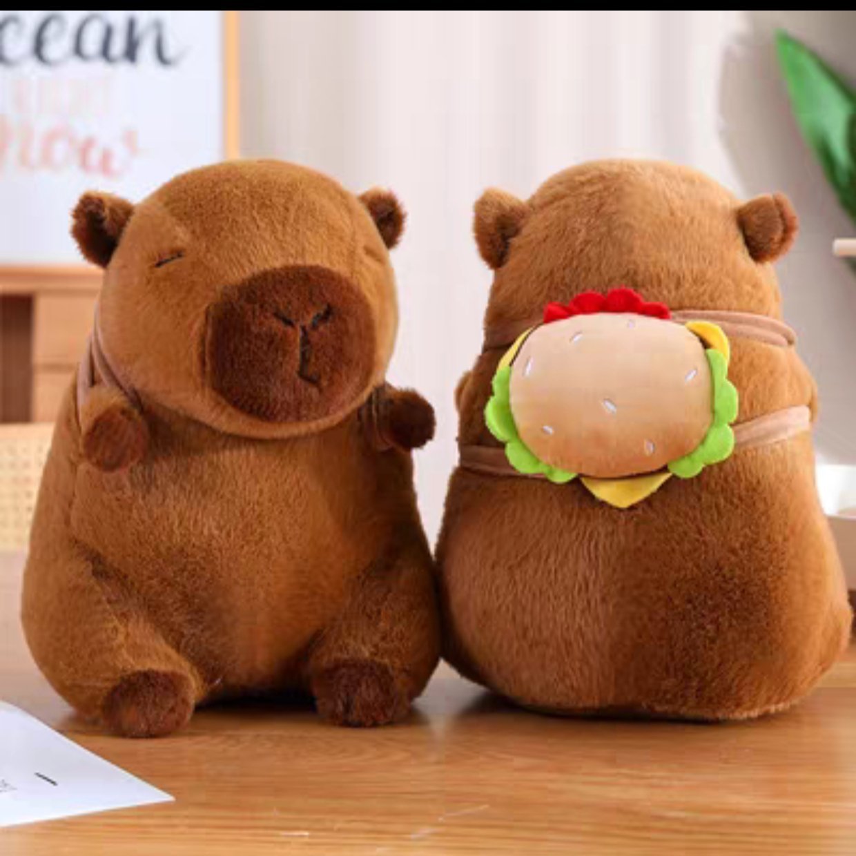 capybara hamburguesa 20cm