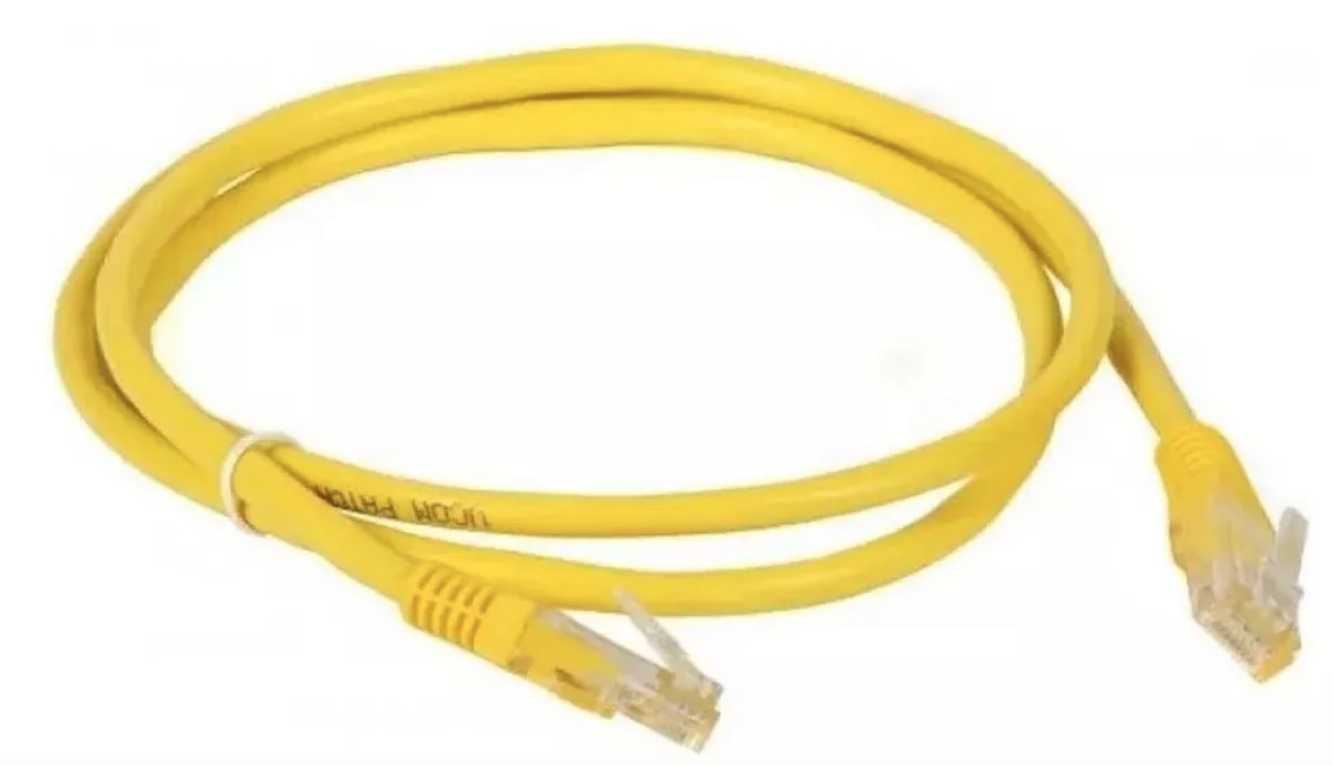 CABLE DE RED 1.5 MTR AMARILLO CAT6 -