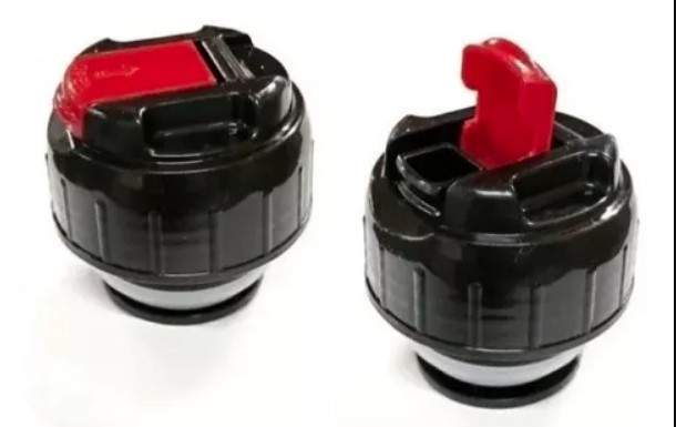 TAPON TERMO 1LT PICO ROJO EN CAJA !
