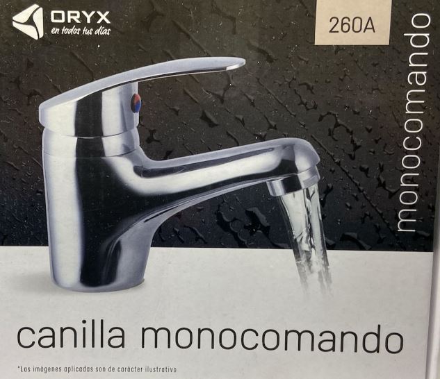 GRIFERIA ORYX MONOCOMANDO LAVATORIO