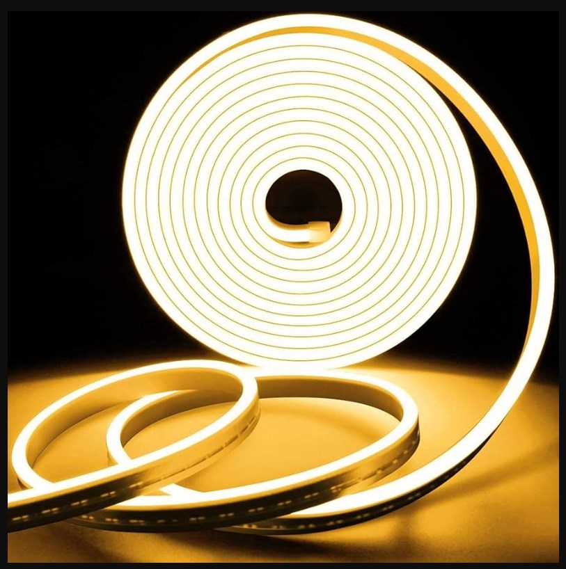 TIRA NEON 5MTS TRANFO BCO CALIDO