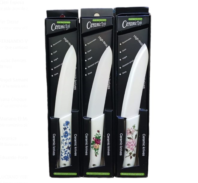 CUCHILLO CERAMICA MANGO CERAMIC 6" YW2263 - BS AS