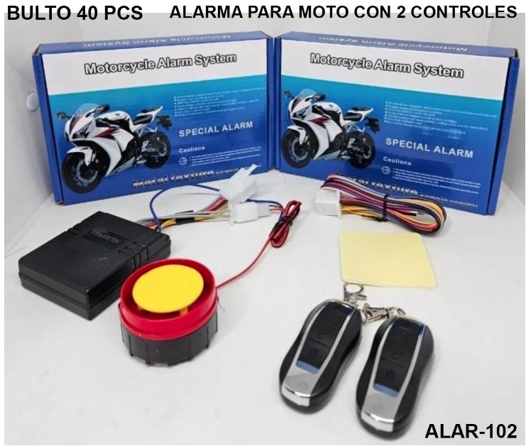 ALARMA PARA MOTO C 2 CONTROLES