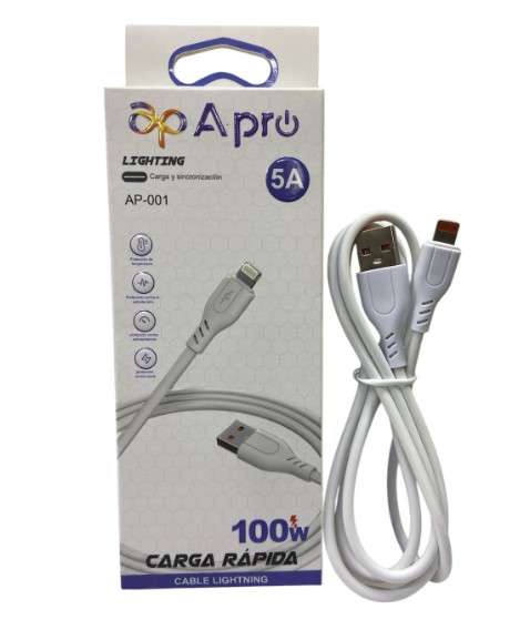 CABLE APRO IPHONE A USB