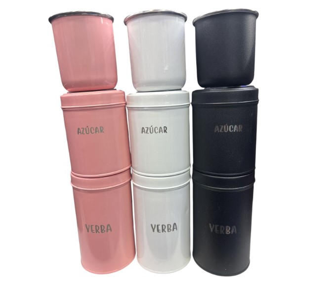 SET MATERO X3 MATE-AZUCAR-YERBA !