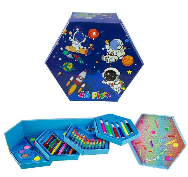 SET ARTE 46PCS HEXAGONAL