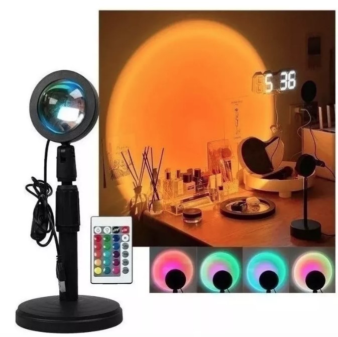LAMPARA ATARDECER AMANECER SUNSET JK-1575