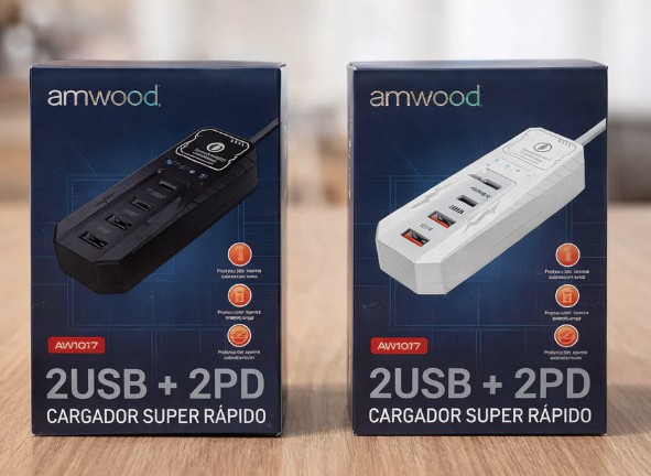 ALARGUE AMWOOD 2USB+2C