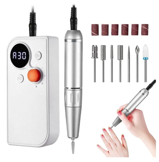 SET TORNO UÑAS RECARGABLE USB UV-101