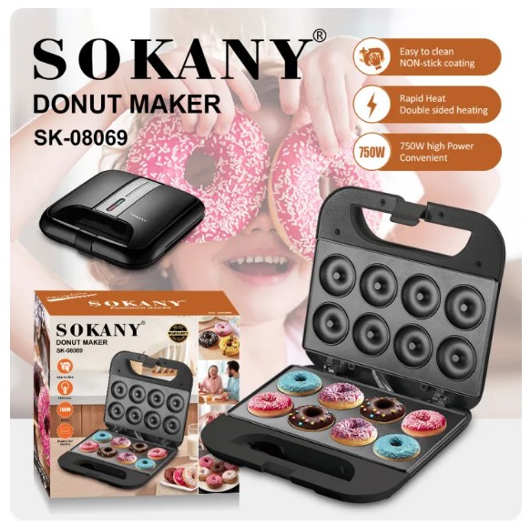 MAQUINA DE DONAS SOKANY SK-08069