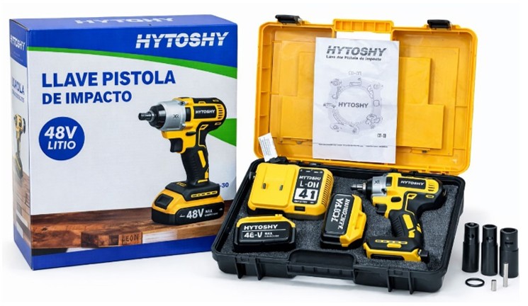 PISTOLA DE IMPACTO HYTOSHY 2 BATERIAS