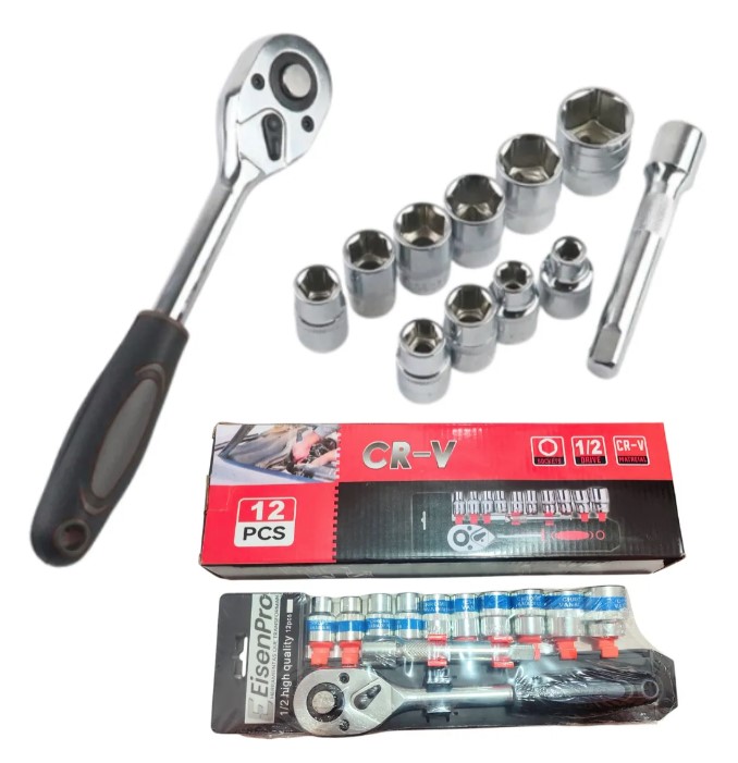 LLAVE TUBO 12PCS CAJA